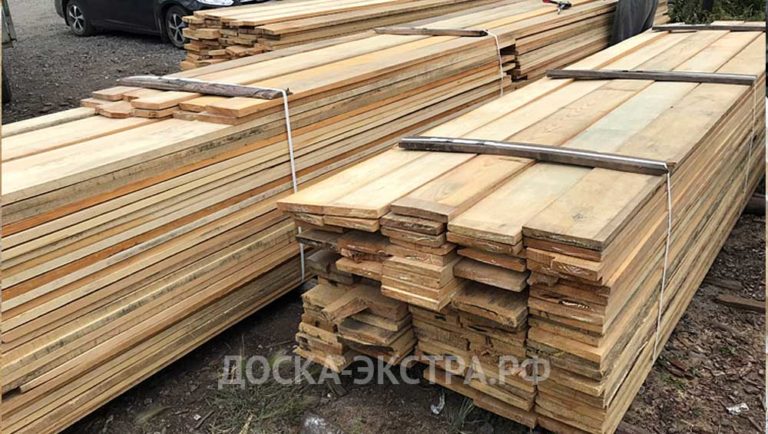 Доска класса Экстра Сосна. Склад